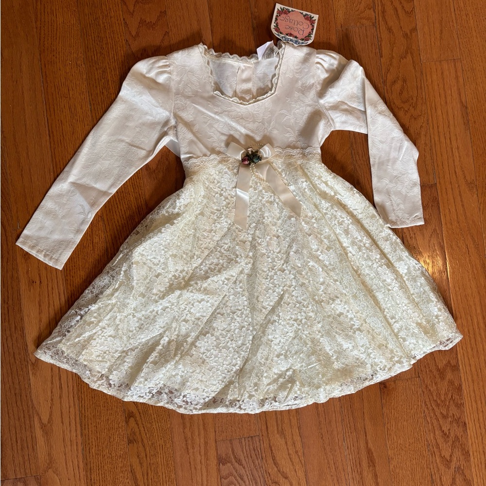 Rose Cottage Ivory Lace Dress